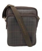 BURBERRY LONDONバーバリーロンドン）の古着「BURBERRY LONDON　ショルダーバッグ」｜ブラウン
