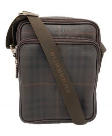 BURBERRY LONDON（バーバリーロンドン）の古着「BURBERRY LONDON　ショルダーバッグ」｜ブラウン