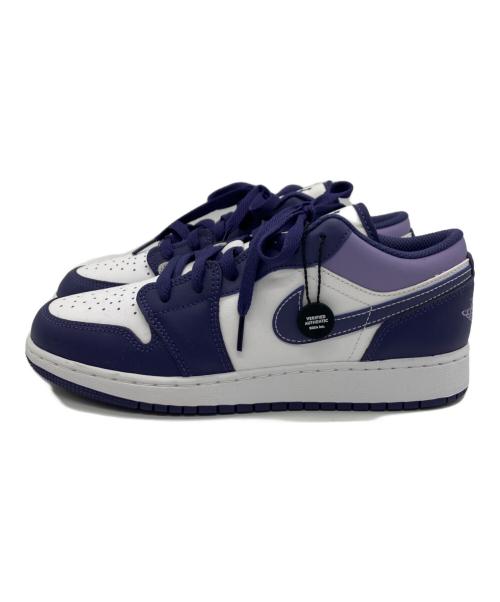 NIKE（ナイキ）NIKE (ナイキ) NIKE　ローカットスニーカー パープル×ホワイト サイズ:24.5㎝ 未使用品の古着・服飾アイテム