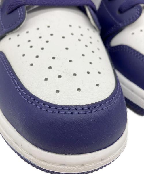 NIKE（ナイキ）NIKE (ナイキ) NIKE　ローカットスニーカー パープル×ホワイト サイズ:24.5㎝ 未使用品の古着・服飾アイテム