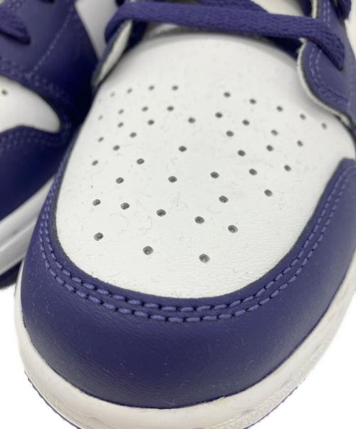 NIKE（ナイキ）NIKE (ナイキ) NIKE　ローカットスニーカー パープル×ホワイト サイズ:24.5㎝ 未使用品の古着・服飾アイテム
