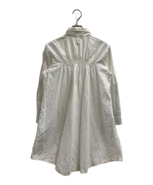 BURBERRY BLUE LABEL（バーバリー ブルー レーベル）BURBERRY BLUE LABEL (バーバリー ブルー レーベル) 長袖ワンピース ホワイト サイズ:38の古着・服飾アイテム