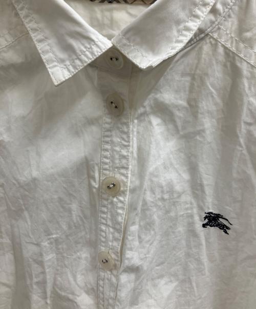 BURBERRY BLUE LABEL（バーバリー ブルー レーベル）BURBERRY BLUE LABEL (バーバリー ブルー レーベル) 長袖ワンピース ホワイト サイズ:38の古着・服飾アイテム