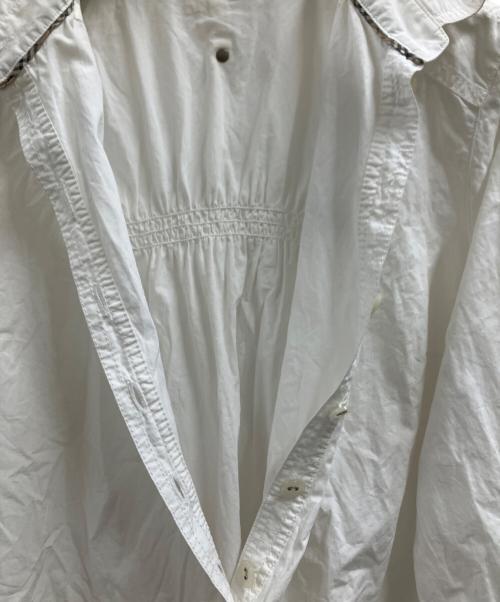 BURBERRY BLUE LABEL（バーバリー ブルー レーベル）BURBERRY BLUE LABEL (バーバリー ブルー レーベル) 長袖ワンピース ホワイト サイズ:38の古着・服飾アイテム