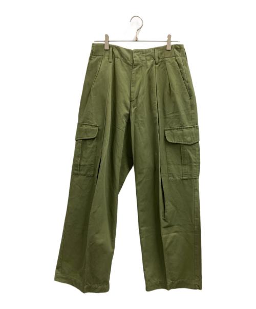 KICS DOCUMENT.（キクスドキュメント）KICS DOCUMENT. (キクスドキュメント) KICS DOCUMENT.　カーゴパンツ カーキ サイズ:4の古着・服飾アイテム