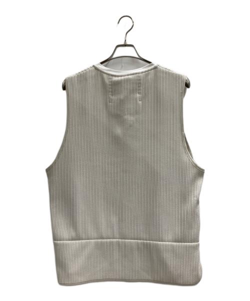 meanswhile（ミーンズワイル）meanswhile (ミーンズワイル) Uneven Fabric Conditioning Vest アイボリー サイズ:3の古着・服飾アイテム