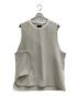 meanswhile（ミーンズワイル）の古着「Uneven Fabric Conditioning Vest」｜アイボリー