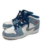 NIKEナイキ）の古着「NIKE　スニーカー」｜ホワイト×スカイブルー