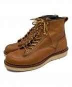 RED WINGレッドウィング）の古着「RED WING　ブーツ」｜キャメル