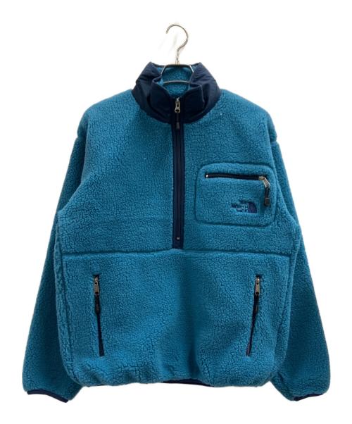 THE NORTH FACE（ザ ノース フェイス）THE NORTH FACE (ザ ノース フェイス) ハーフジップボアジャケット ブルー サイズ:Lの古着・服飾アイテム