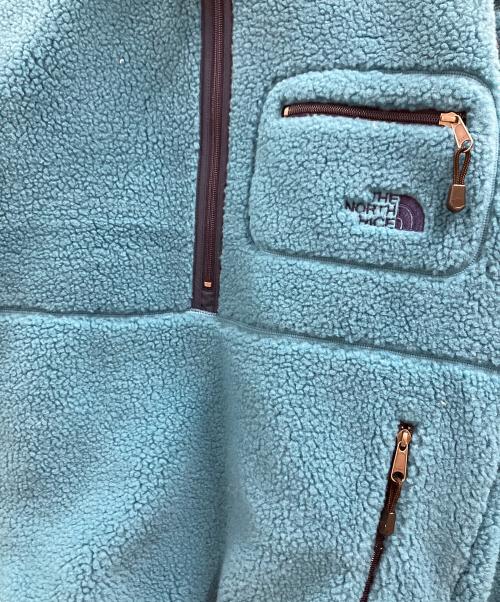 THE NORTH FACE（ザ ノース フェイス）THE NORTH FACE (ザ ノース フェイス) ハーフジップボアジャケット ブルー サイズ:Lの古着・服飾アイテム