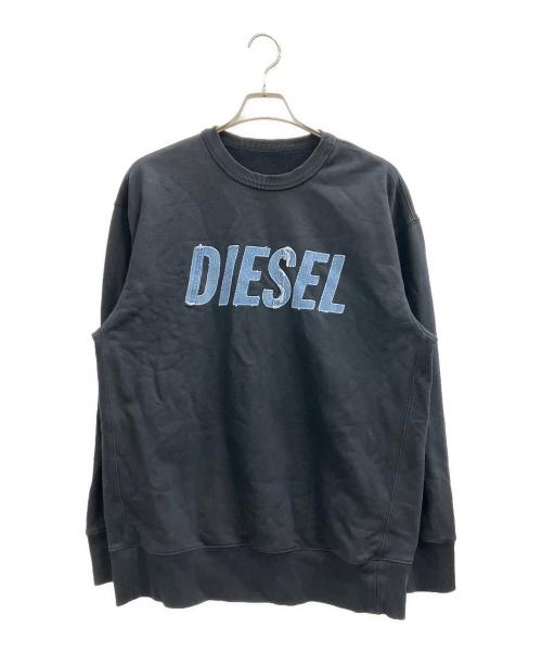 DIESEL（ディーゼル）DIESEL (ディーゼル) スウェット ブラック サイズ:Mの古着・服飾アイテム