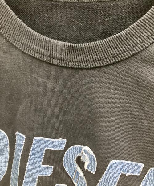 DIESEL（ディーゼル）DIESEL (ディーゼル) スウェット ブラック サイズ:Mの古着・服飾アイテム
