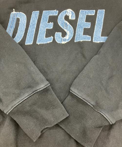 DIESEL（ディーゼル）DIESEL (ディーゼル) スウェット ブラック サイズ:Mの古着・服飾アイテム