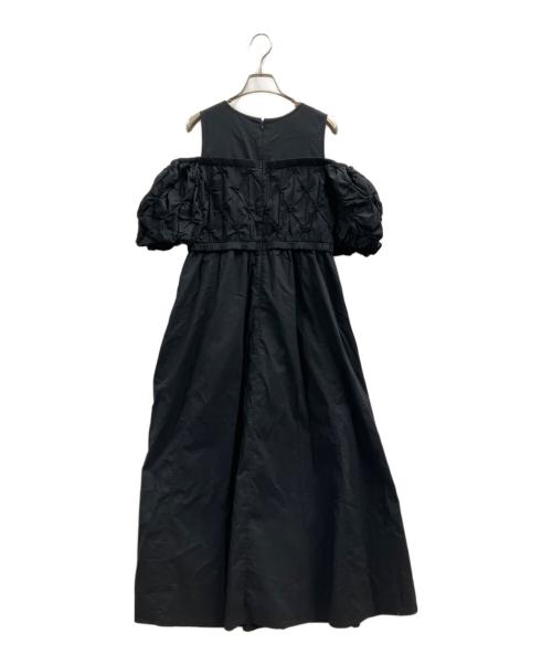 RAY BEAMS（レイ ビームス）RAY BEAMS (レイ ビームス) オフショルダーパフスリーブワンピース ブラック サイズ:1の古着・服飾アイテム