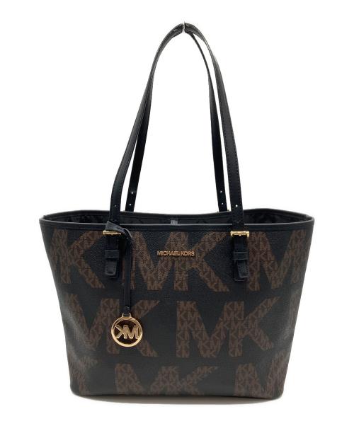 MICHAEL KORS（マイケルコース）MICHAEL KORS (マイケルコース) MICHAEL KORS　トートバッグ ブラックの古着・服飾アイテム