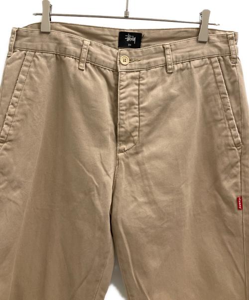 stussy（ステューシー）stussy (ステューシー) stussy　チノパン ベージュ サイズ:86cm (W34)の古着・服飾アイテム