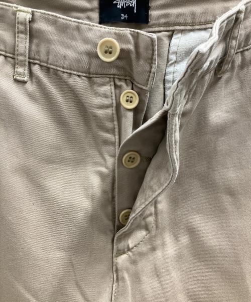 stussy（ステューシー）stussy (ステューシー) stussy　チノパン ベージュ サイズ:86cm (W34)の古着・服飾アイテム