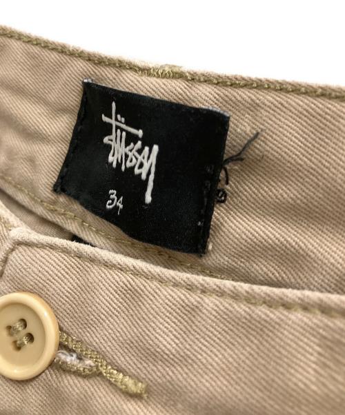stussy（ステューシー）stussy (ステューシー) stussy　チノパン ベージュ サイズ:86cm (W34)の古着・服飾アイテム