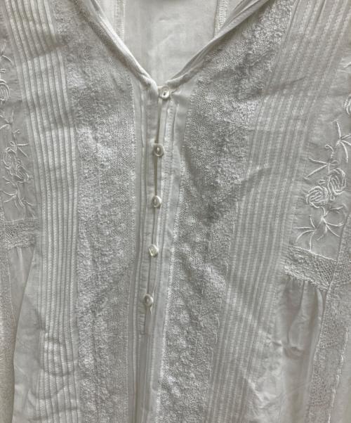 Curensology（カレンソロジー）Curensology (カレンソロジー) レースチュニック ホワイト サイズ:FREEの古着・服飾アイテム
