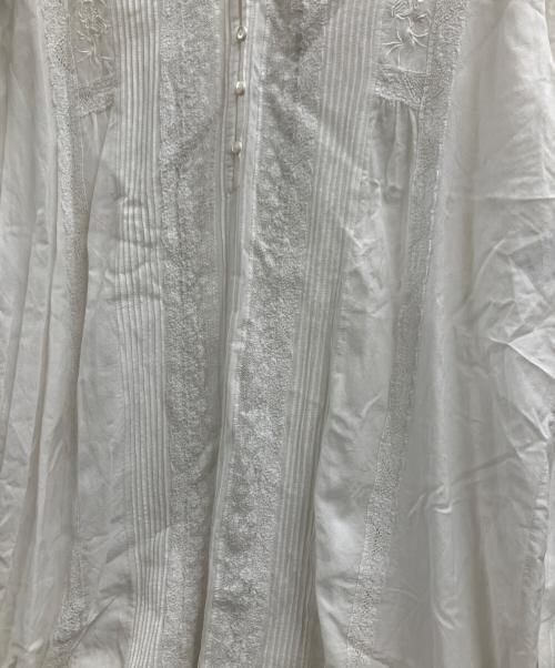 Curensology（カレンソロジー）Curensology (カレンソロジー) レースチュニック ホワイト サイズ:FREEの古着・服飾アイテム
