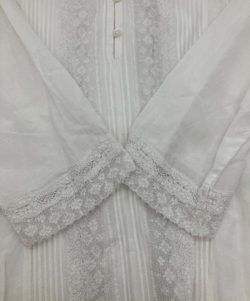 Curensology（カレンソロジー）Curensology (カレンソロジー) レースチュニック ホワイト サイズ:FREEの古着・服飾アイテム