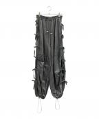 MAISON SPECIALメゾンスペシャル）の古着「MAISON SPECIAL　Side Ribbon Sweatpants」｜グレー