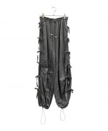 MAISON SPECIAL（メゾンスペシャル）の古着「MAISON SPECIAL　Side Ribbon Sweatpants」｜グレー