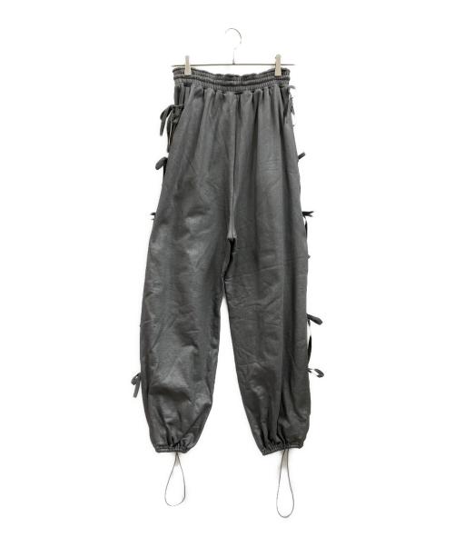 MAISON SPECIAL（メゾンスペシャル）MAISON SPECIAL (メゾンスペシャル) MAISON SPECIAL　Side Ribbon Sweatpants グレー サイズ:38の古着・服飾アイテム