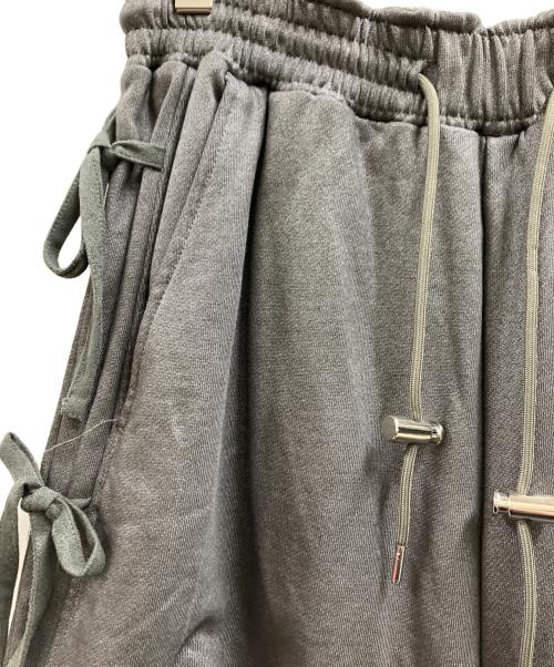 MAISON SPECIAL（メゾンスペシャル）MAISON SPECIAL (メゾンスペシャル) MAISON SPECIAL　Side Ribbon Sweatpants グレー サイズ:38の古着・服飾アイテム