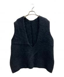 CITYSHOP（シティショップ）の古着「ニットベスト」｜ブラック