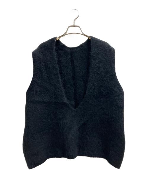 CITYSHOP（シティショップ）CITYSHOP (シティショップ) ニットベスト ブラック サイズ:FREEの古着・服飾アイテム