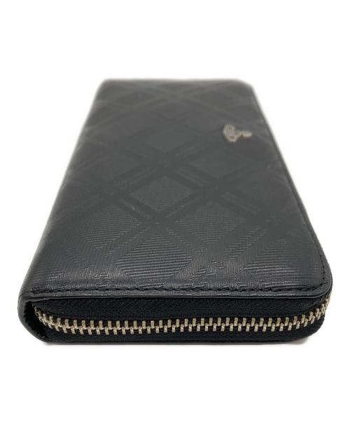 Vivienne Westwood（ヴィヴィアンウエストウッド）Vivienne Westwood (ヴィヴィアンウエストウッド) Vivienne Westwood　ラウンドファスナー財布 ブラックの古着・服飾アイテム