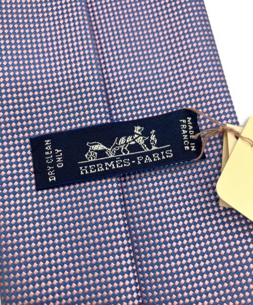 HERMES（エルメス）HERMES (エルメス) HERMES　ネクタイ パープル サイズ:- 未使用品の古着・服飾アイテム