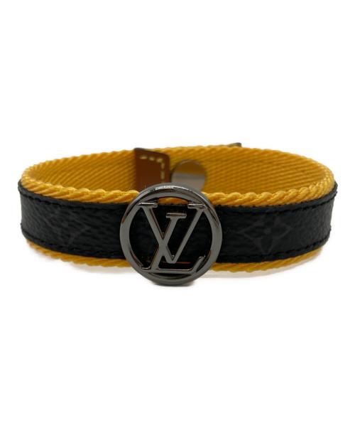 LOUIS VUITTON（ルイ ヴィトン）LOUIS VUITTON (ルイ ヴィトン) LOUIS VUITTON　ブレスレット ブラック×イエローの古着・服飾アイテム