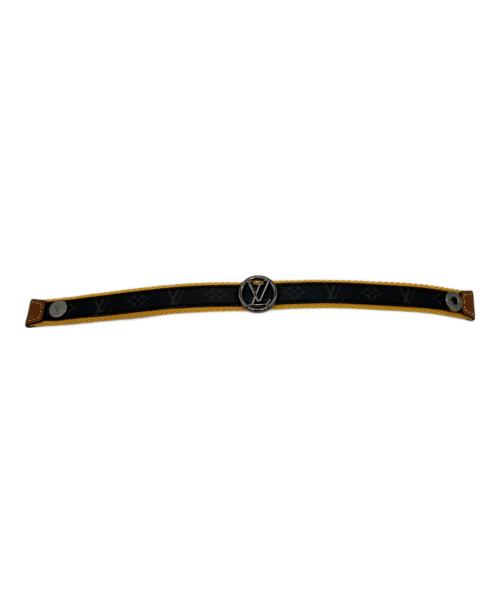 LOUIS VUITTON（ルイ ヴィトン）LOUIS VUITTON (ルイ ヴィトン) LOUIS VUITTON　ブレスレット ブラック×イエローの古着・服飾アイテム