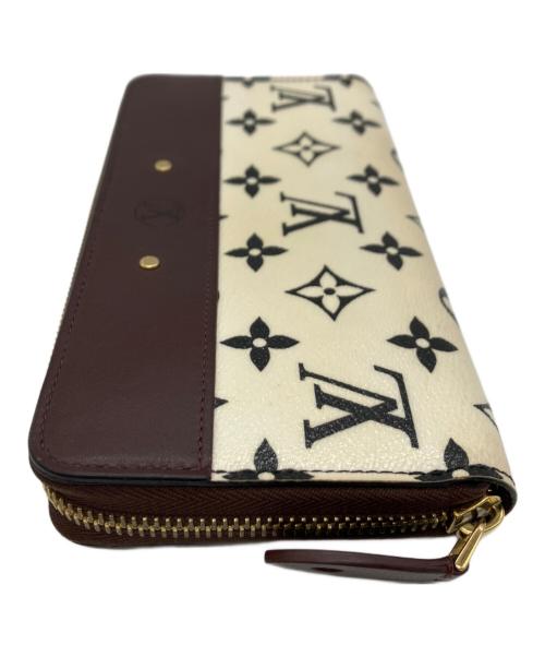 LOUIS VUITTON（ルイ ヴィトン）LOUIS VUITTON (ルイ ヴィトン) LOUIS VUITTON　ラウンドファスナー財布 ブラウン×ベージュの古着・服飾アイテム