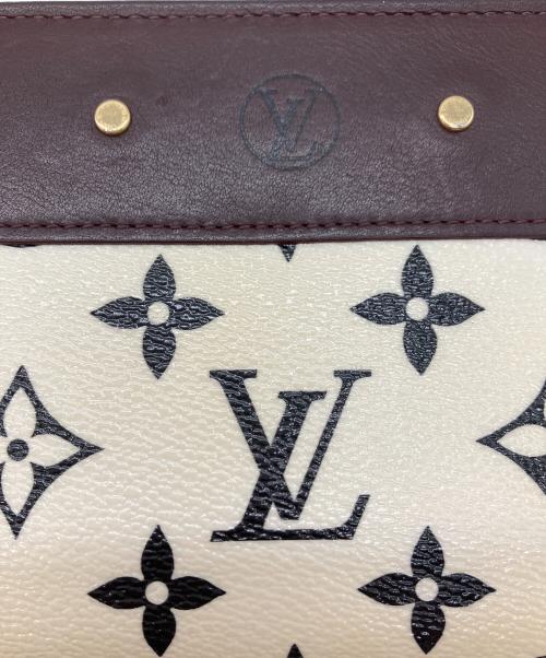 LOUIS VUITTON（ルイ ヴィトン）LOUIS VUITTON (ルイ ヴィトン) LOUIS VUITTON　ラウンドファスナー財布 ブラウン×ベージュの古着・服飾アイテム