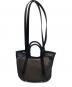 mica della valle (ミカ デラ ヴァッレ) MICA DELLA VALLE　メッシュバッグ ブラック：5000円