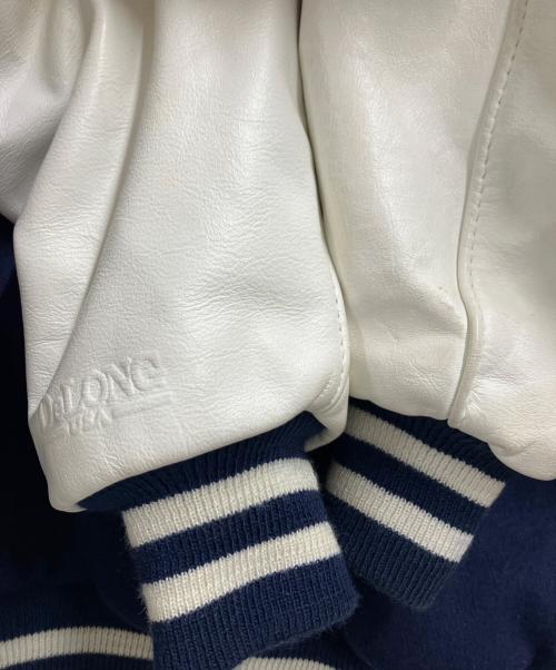 DeLong（デロング）DeLong (デロング) DeLong　スタジャン ネイビー サイズ:42の古着・服飾アイテム