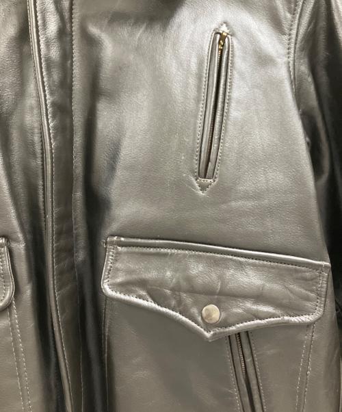 TOMA（トーマ）TOMA (トーマ) TOMA　レザージャケット ダークブラウン サイズ:Lの古着・服飾アイテム