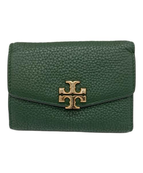 TORY BURCH（トリーバーチ）TORY BURCH (トリーバーチ) TORY BURCH　3つ折り財布 グリーンの古着・服飾アイテム