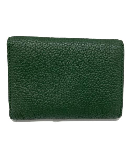 TORY BURCH（トリーバーチ）TORY BURCH (トリーバーチ) TORY BURCH　3つ折り財布 グリーンの古着・服飾アイテム