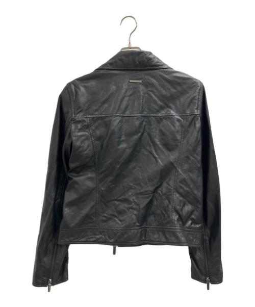 ARMANI EXCHANGE（アルマーニ エクスチェンジ）ARMANI EXCHANGE (アルマーニ エクスチェンジ) ARMANI EXCHANGE　ダブルライダースジャケット ブラック サイズ:Lの古着・服飾アイテム