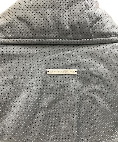 ARMANI EXCHANGE（アルマーニ エクスチェンジ）ARMANI EXCHANGE (アルマーニ エクスチェンジ) ARMANI EXCHANGE　ダブルライダースジャケット ブラック サイズ:Lの古着・服飾アイテム
