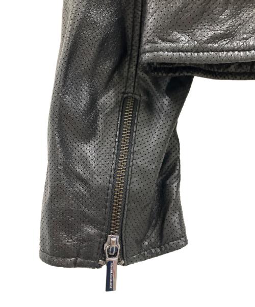 ARMANI EXCHANGE（アルマーニ エクスチェンジ）ARMANI EXCHANGE (アルマーニ エクスチェンジ) ARMANI EXCHANGE　ダブルライダースジャケット ブラック サイズ:Lの古着・服飾アイテム