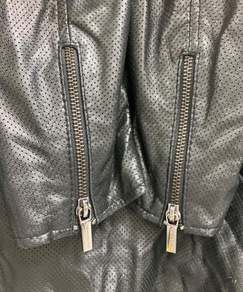 ARMANI EXCHANGE（アルマーニ エクスチェンジ）ARMANI EXCHANGE (アルマーニ エクスチェンジ) ARMANI EXCHANGE　ダブルライダースジャケット ブラック サイズ:Lの古着・服飾アイテム