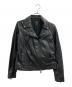 ARMANI EXCHANGE（アルマーニ エクスチェンジ）の古着「ARMANI EXCHANGE　ダブルライダースジャケット」｜ブラック