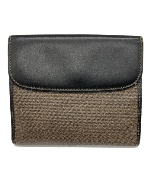 FENDI（フェンディ）FENDI (フェンディ) FENDI　2つ折り財布 ベージュの古着・服飾アイテム