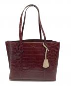 TORY BURCHトリーバーチ）の古着「TORY BURCH　トートバッグ」｜ワインレッド